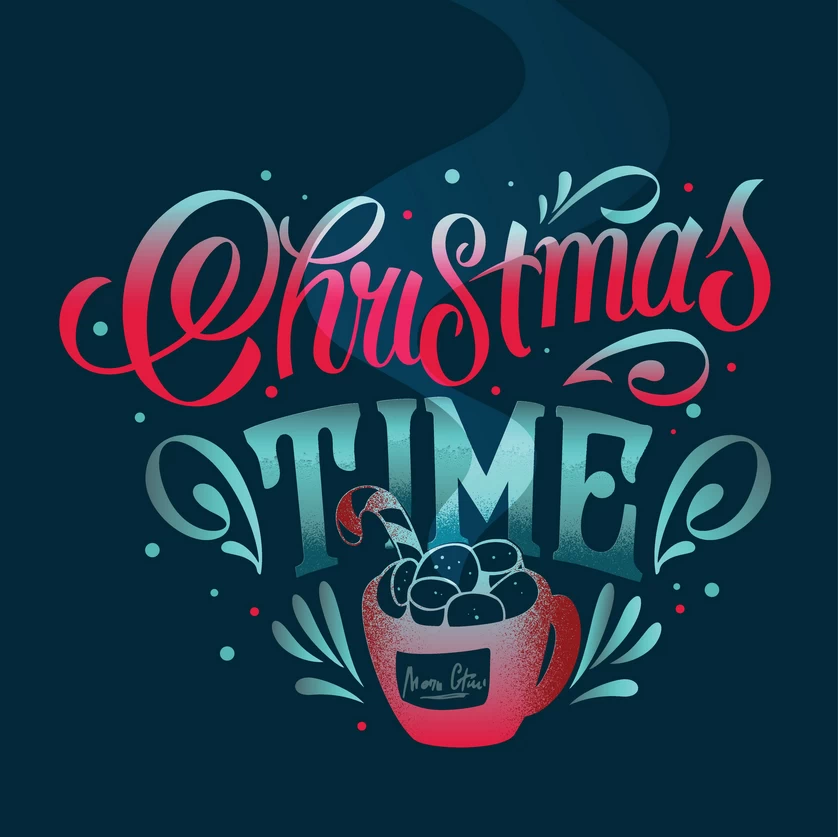 圣诞节圣诞树圣诞老人闪亮装饰电商促销折扣海报PSD模板AI素材【403】